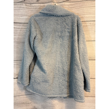 Splendid Blue Sherpa Cardigan Jacket Size XS