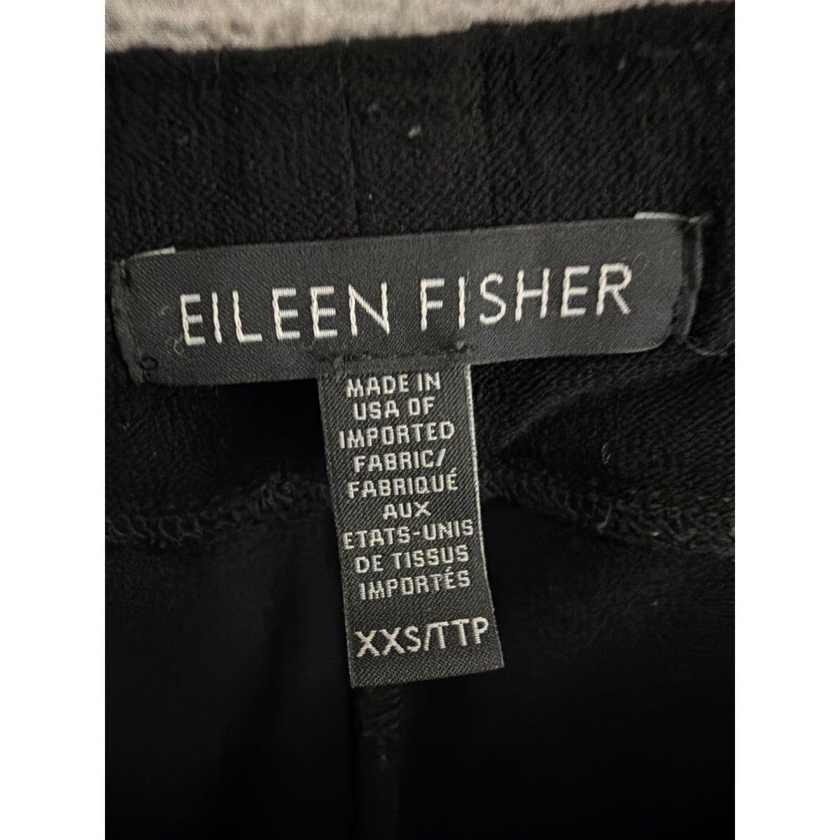 Eileen Fisher Black Stretch Pull On Slim Pants Size XXS