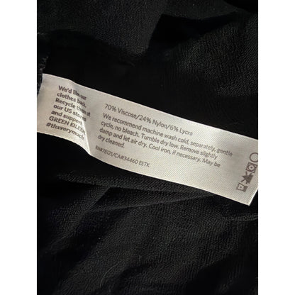 Eileen Fisher Black Stretch Pull On Slim Pants Size XXS
