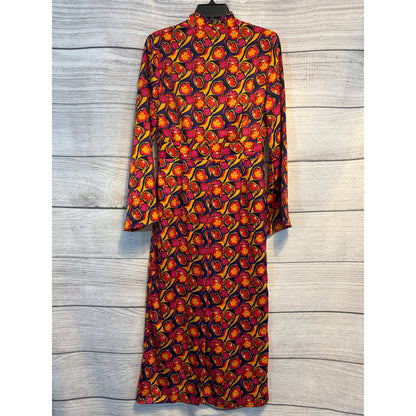 Nasty Gal Collection High Neck Twist Front Retro Floral Size 6