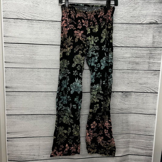 Jessica Simpson Boho Multicolor Floral Flare Maternity Pants Size S