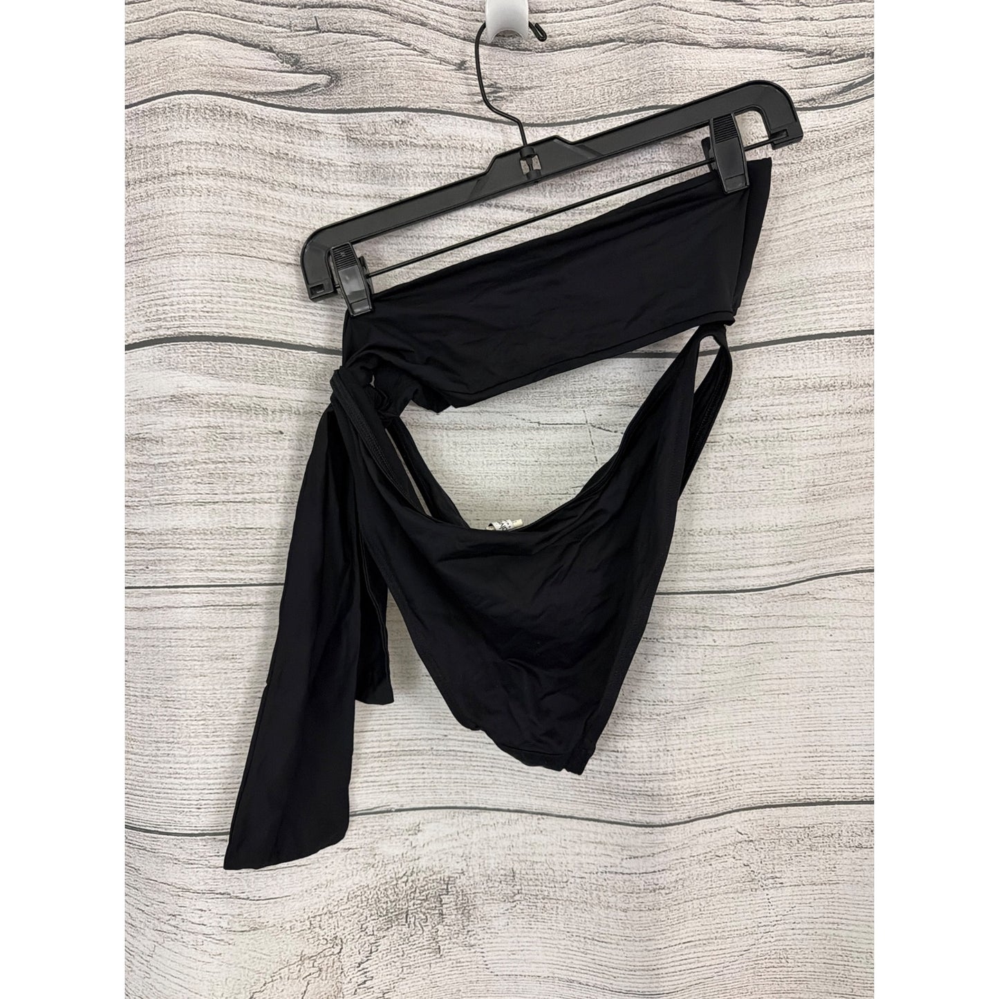 Calvin Klein Black Tie-Side High-Waist Bikini BOTTOM Size 14