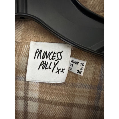 Princess Polly Mila Plaid Shacket Size 6