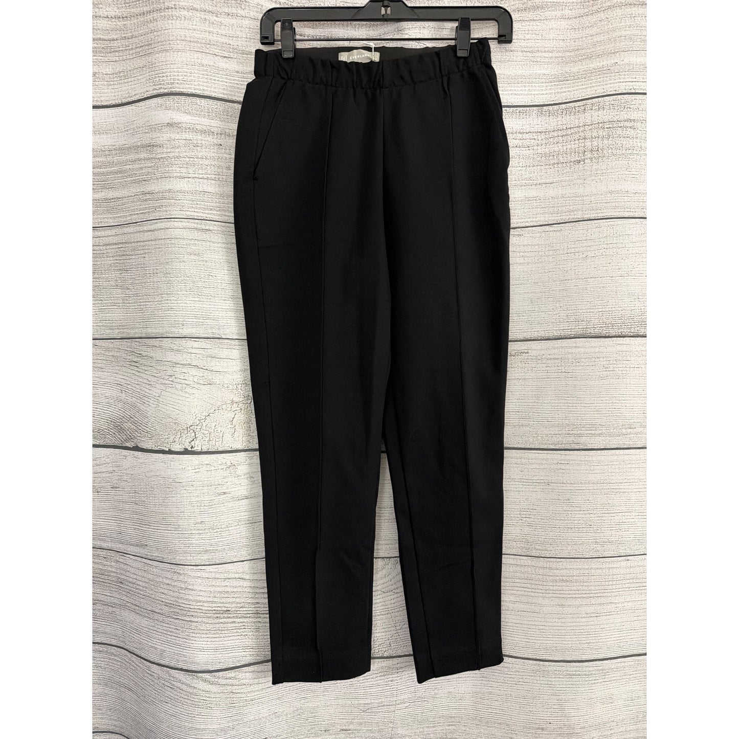 NWT Everlane The Dream Pant Black Elastic Waist Relaxed Style Size S