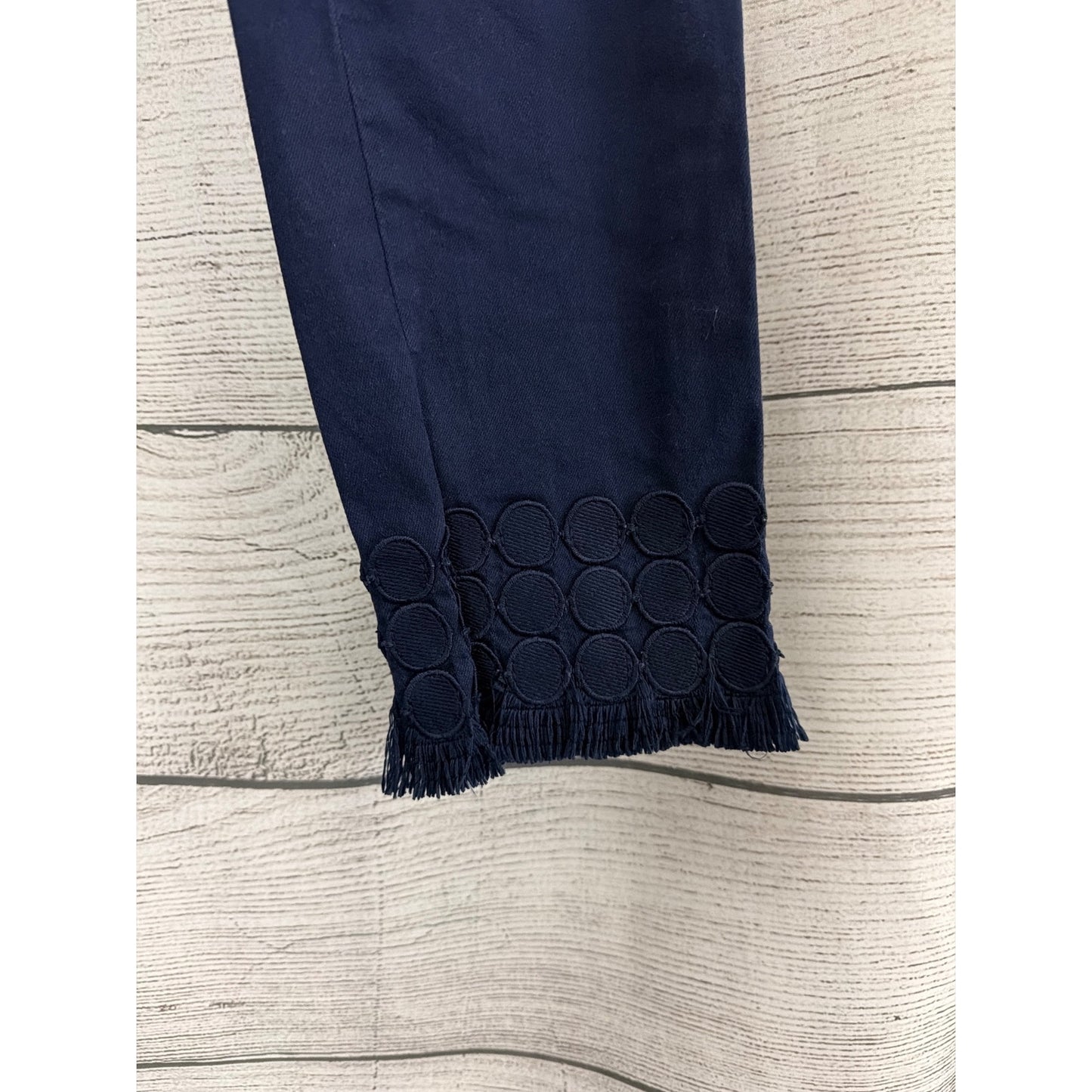 Lilly Pulitzer Navy South Ocean Skinny Crop Pants Size 6