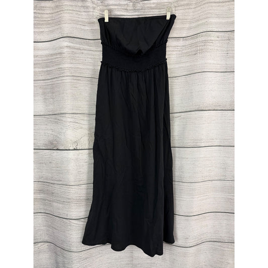 Old Navy Black Strapless Maxi Dress Size M