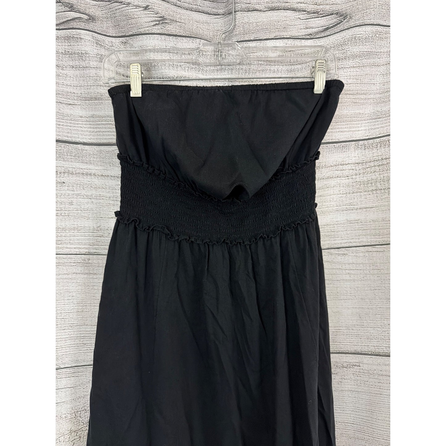 Old Navy Black Strapless Maxi Dress Size M