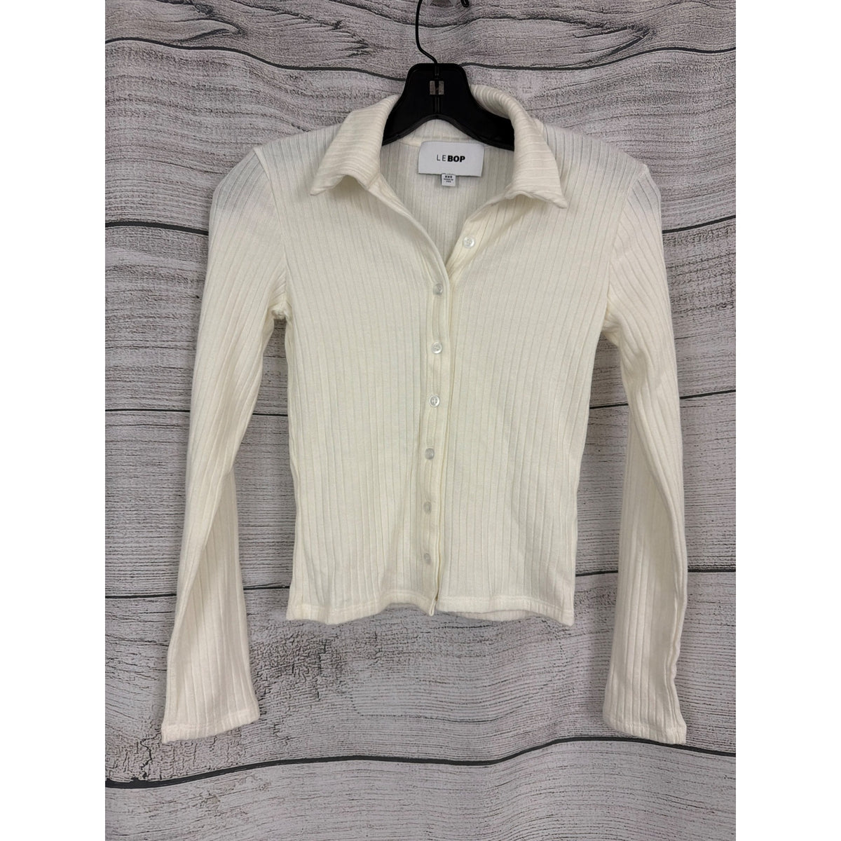 Le Bop Mia Ribbed Cardigan Size XXS