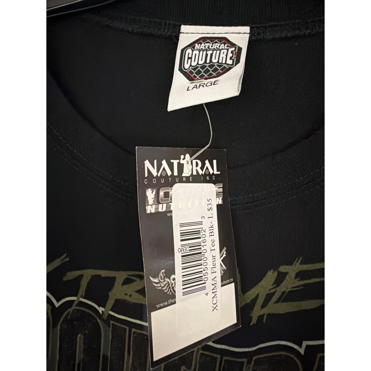 NWT Mens Vintage Y2K Xtreme Couture MMA Graphic Tee Size L