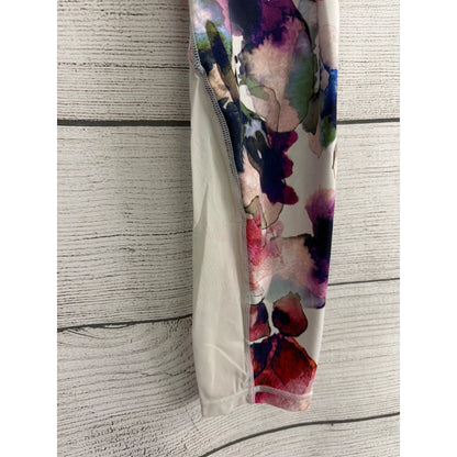 Athleta Floral Mudra 7/8 Tight Leggings Size L