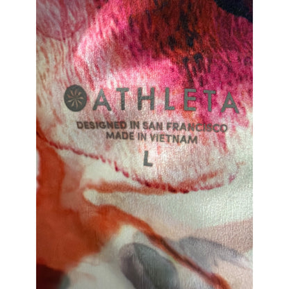 Athleta Floral Mudra 7/8 Tight Leggings Size L