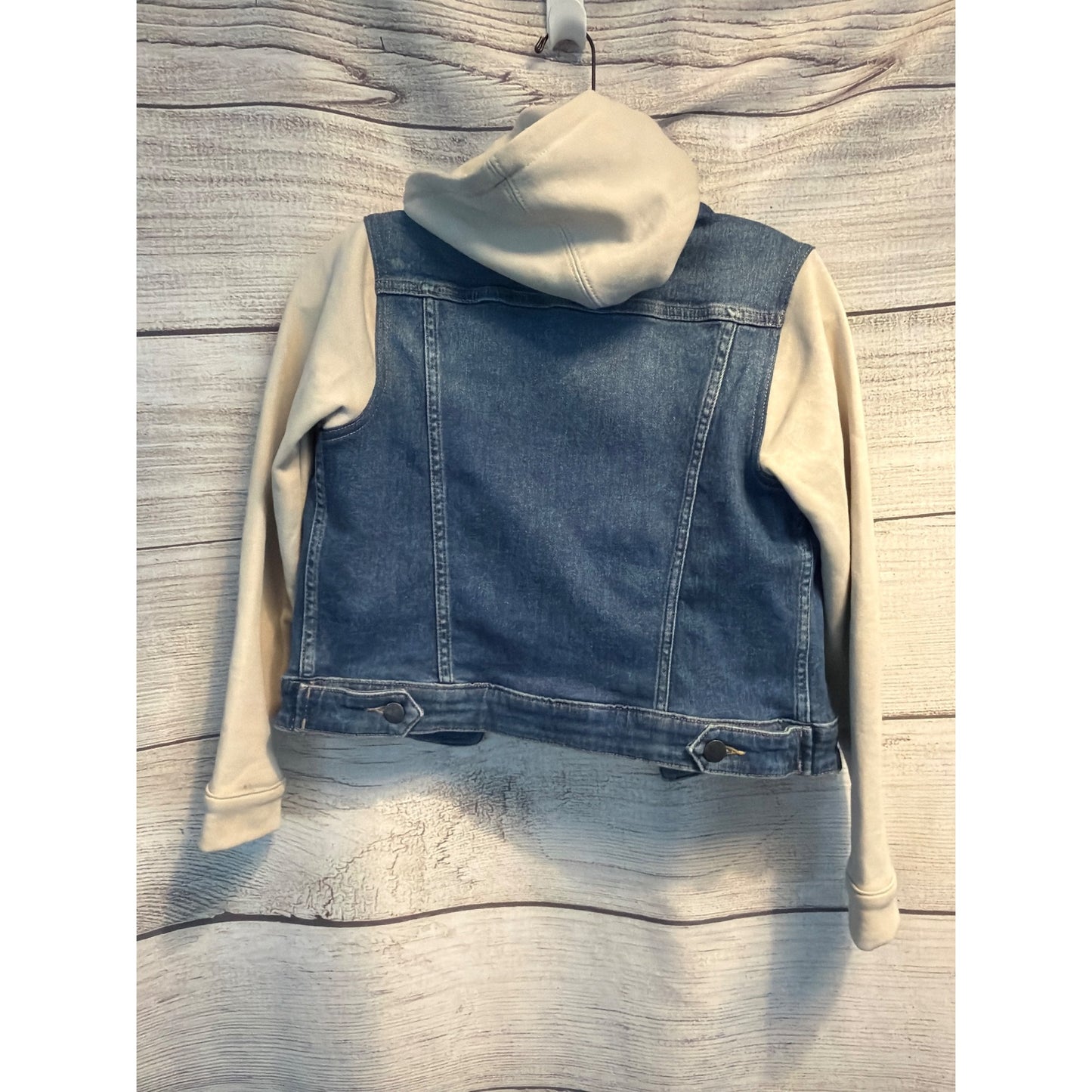 DL1961 Girls Hooded Premium Denim Jacket Size S