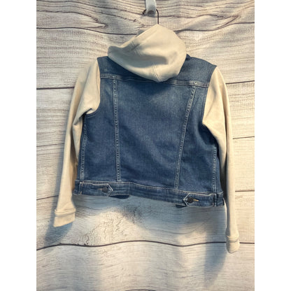 DL1961 Girls Hooded Premium Denim Jacket Size S
