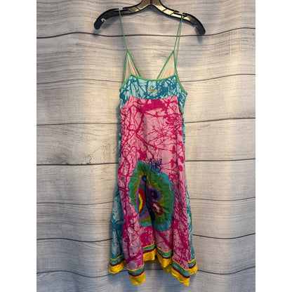 Desigual Whimsical Butterfly Spaghetti Strap Sundress Size 42/L