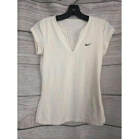 Nike Dri-Fit Pure Tennis V-Neck Athletic Shirt Size S