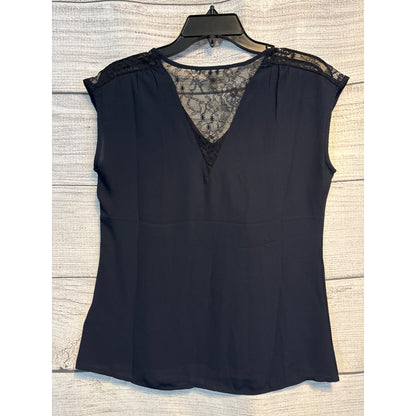 Banana Republic Lace Trim V-Neck Blouse Size XSP