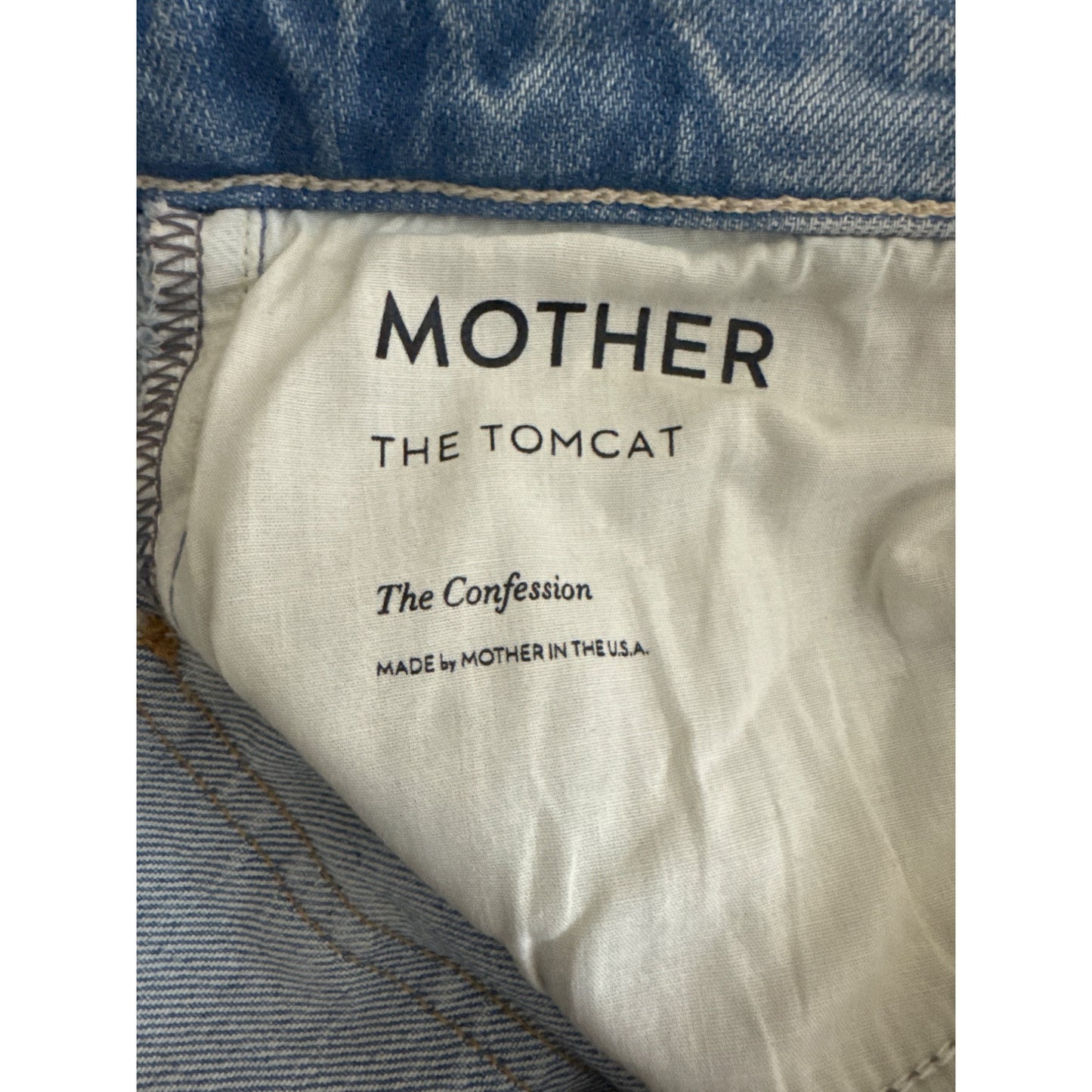 Mother Superior The Tomcat The Confession Distressed  Jeans Size 28