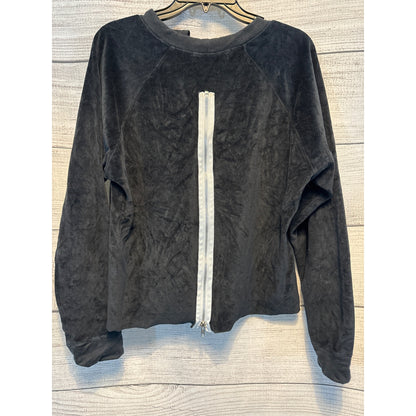 JET by John Esheya Lightening Bolt Velour Sweatshirt