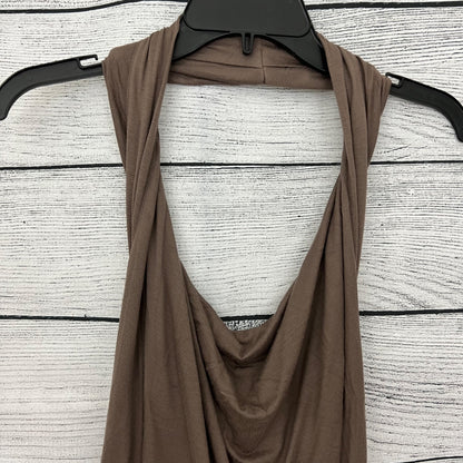 Bordeaux Los Angeles Halter Draped Neck Tank Top Size L