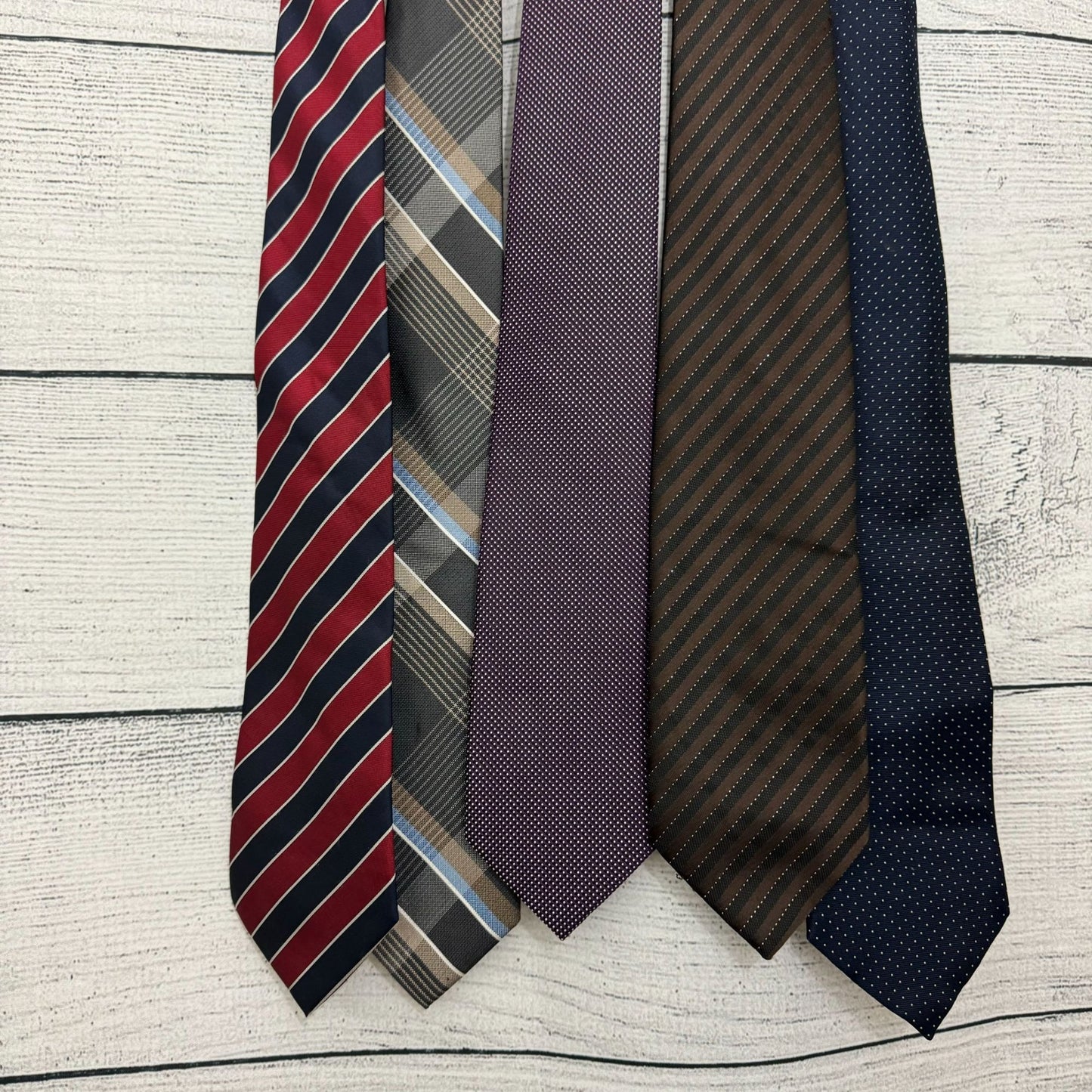 Lot Of 5 Mens Neck Ties