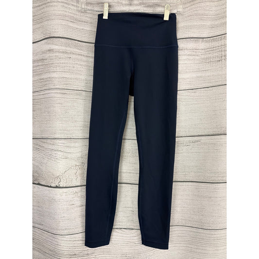 Lululemon Navy Wunder Train Contour Fit High-Rise Tight 25" Size 4
