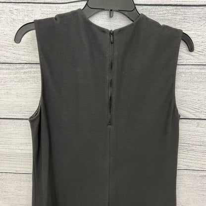 Vince Sleeveless Black Knee-Length Pencil Dress With Back Zip Closure, Size M