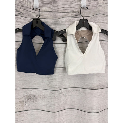 Lululemon Collared Tennis Longline Bra *Medium Support, B/C Cup Size 2