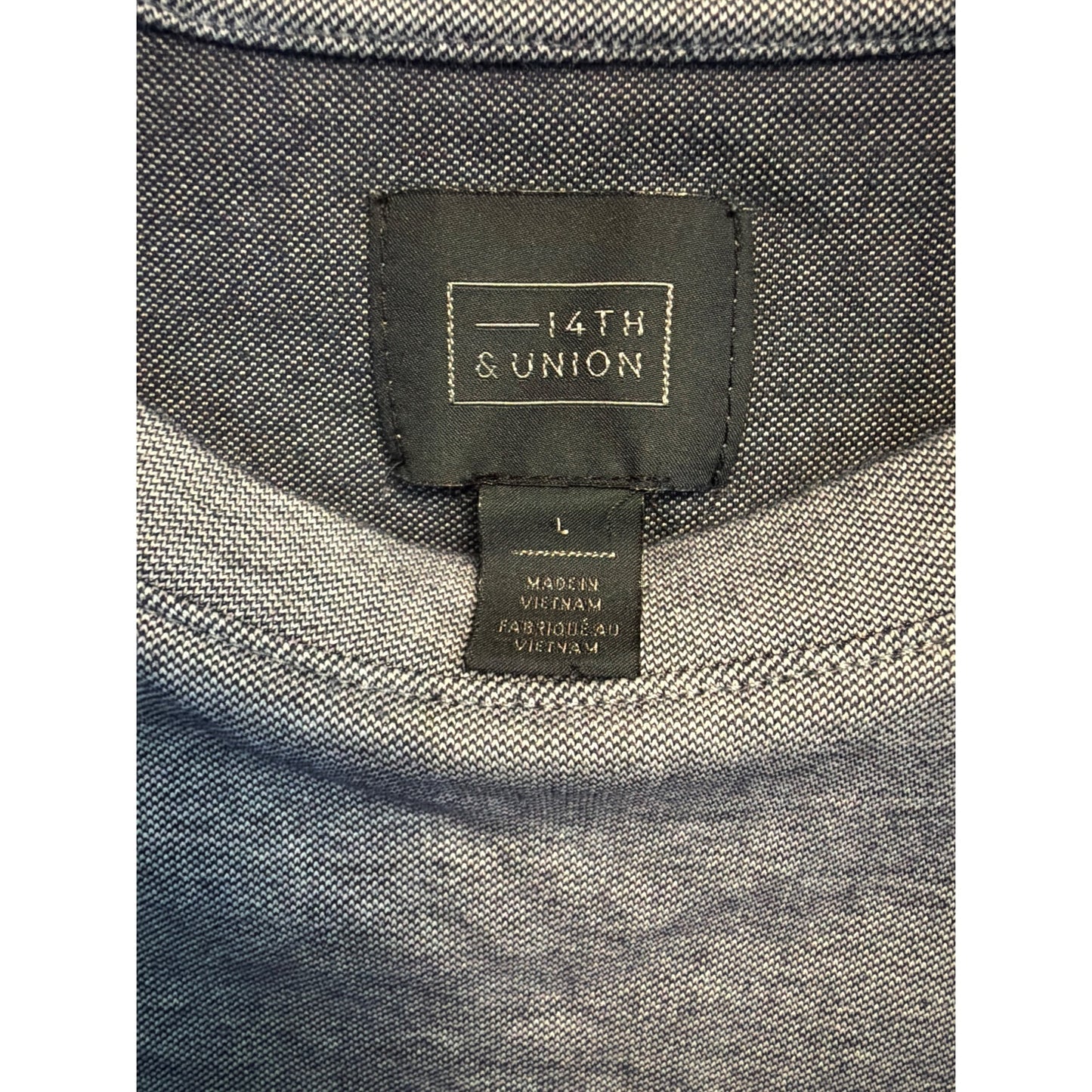 14th & Union Mens Gray Crewneck T-Shirt Size L