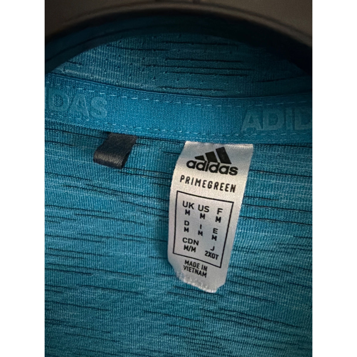 Adidas Spacedye Sleeveless Golf Polo Shirt Size M