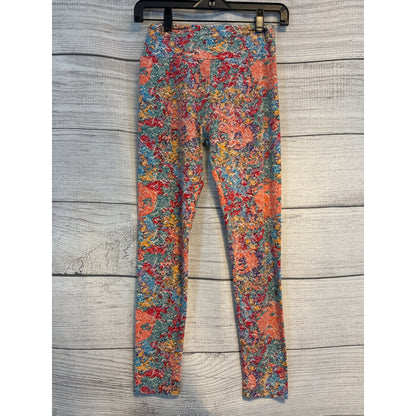 LuLaRoe Colorful Floral Print Leggings OS